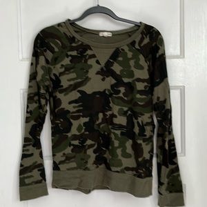 Camouflage sweatshirt